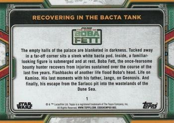 2022 Topps Star Wars: The Book of Boba Fett - Bronze #1 Recovering in the Bacta Tank Back