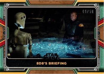 2022 Topps Star Wars: The Book of Boba Fett - Bronze #41 8D8's Briefing Front