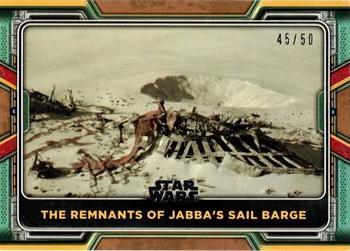 2022 Topps Star Wars: The Book of Boba Fett - Bronze #59 The Remnants of Jabba's Sail Barge Front