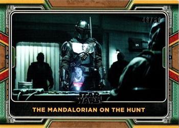 2022 Topps Star Wars: The Book of Boba Fett - Bronze #63 The Mandalorian on the Hunt Front