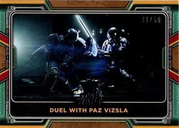 2022 Topps Star Wars: The Book of Boba Fett - Bronze #67 Duel with Paz Vizsla Front