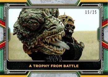 2022 Topps Star Wars: The Book of Boba Fett - Silver #21 A Trophy from Battle Front