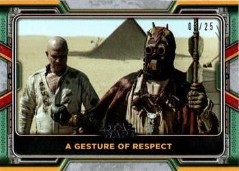 2022 Topps Star Wars: The Book of Boba Fett - Silver #22 A Gesture of Respect Front