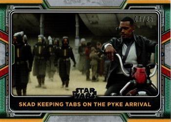 2022 Topps Star Wars: The Book of Boba Fett - Silver #51 Skad Keeping Tabs on the Pyke Arrival Front