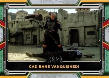 2022 Topps Star Wars: The Book of Boba Fett - Silver #94 Cad Bane Vanquished! Front