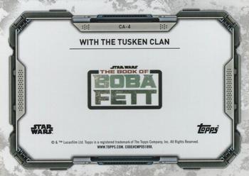 2022 Topps Star Wars: The Book of Boba Fett - Concept Art #CA-4 With the Tusken Clan Back