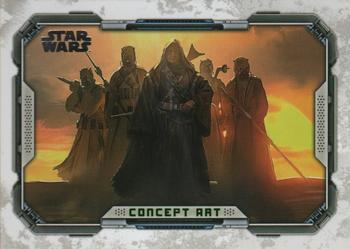 2022 Topps Star Wars: The Book of Boba Fett - Concept Art #CA-4 With the Tusken Clan Front