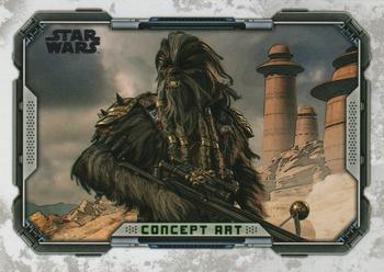 2022 Topps Star Wars: The Book of Boba Fett - Concept Art #CA-5 Krrsantan Front