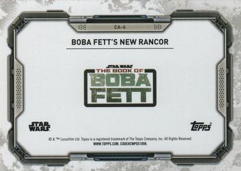 2022 Topps Star Wars: The Book of Boba Fett - Concept Art #CA-6 Boba Fett's New Rancor Back