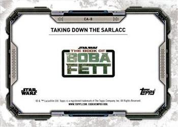 2022 Topps Star Wars: The Book of Boba Fett - Concept Art #CA-8 Taking Down the Sarlacc Back