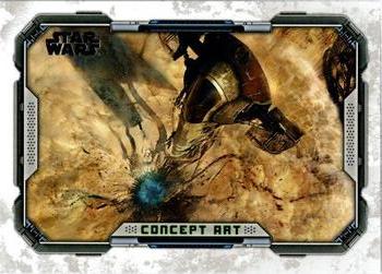 2022 Topps Star Wars: The Book of Boba Fett - Concept Art #CA-8 Taking Down the Sarlacc Front