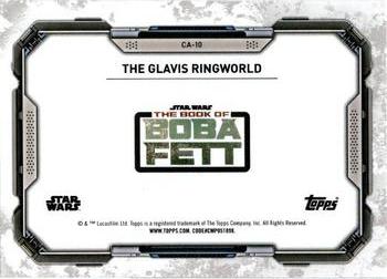 2022 Topps Star Wars: The Book of Boba Fett - Concept Art #CA-10 The Glavis Ringworld Back