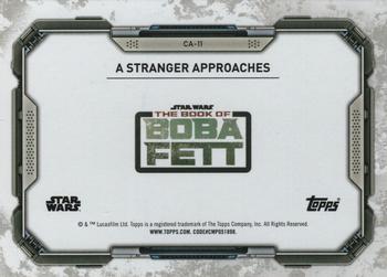 2022 Topps Star Wars: The Book of Boba Fett - Concept Art #CA-11 A Stranger Approaches Back