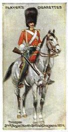 1912 Player's Regimental Uniforms #5 Trooper. 2nd Royal North British Dragoons, 1854 Front