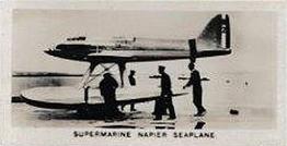 1929 Wills's The Royal Navy #4 Supermarine Napier Seaplane Front