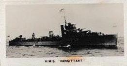 1929 Wills's The Royal Navy #5 HMS Vansittart Front