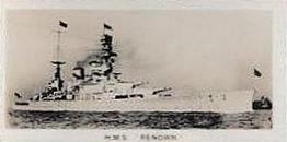 1929 Wills's The Royal Navy #8 HMS Renown Front