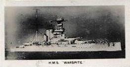 1929 Wills's The Royal Navy #11 HMS Warspite Front