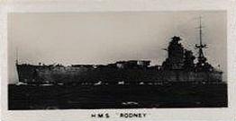 1929 Wills's The Royal Navy #13 HMS Rodney Front
