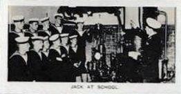 1929 Wills's The Royal Navy #32 Jack At School Front