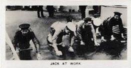 1929 Wills's The Royal Navy #35 Jack At Work Front