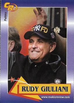 2003 Celebrity Review Rookie Review #2 Rudy Giuliani Front