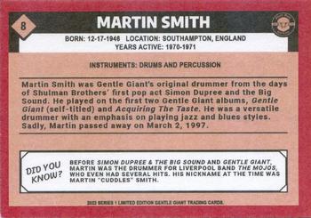 2022 Gentle Giant #8 Martin Smith Back