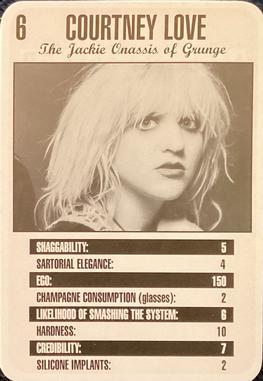 1995 Melody Maker Top Rankers #6 Courtney Love Front