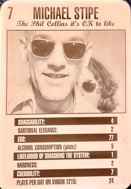 1995 Melody Maker Top Rankers #7 Michael Stipe Front