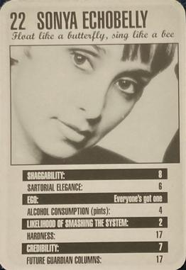 1995 Melody Maker Top Rankers #22 Sonya Echobelly Front