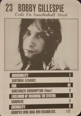 1995 Melody Maker Top Rankers #23 Bobby Gillespie Front