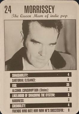 1995 Melody Maker Top Rankers #24 Morrissey Front
