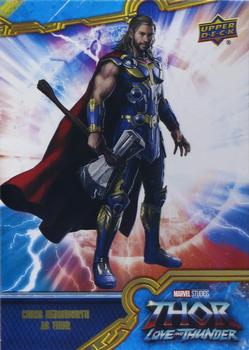 2022 Upper Deck Marvel Thor: Love and Thunder Weekly #1 Chris Hemsworth Front