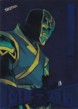 2021 SkyBox Metal Universe Marvel Spider-Man - Blue Light FX #69 Ronin Front