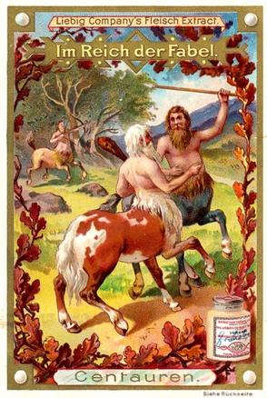 1896 Liebig The World of Greek Mythology (German Text) (F473, S472) #NNO Centauren Front