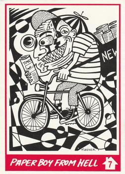 1990 Mondo Suburbia #7 Paper Boy from Hell Front