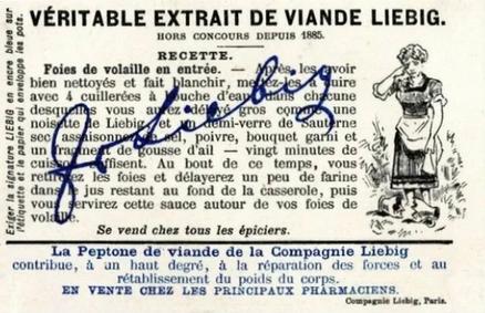 1896 Liebig Little and Large  (French Text) (F480, S488) #NNO War Back