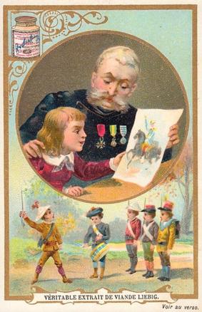 1896 Liebig Little and Large  (French Text) (F480, S488) #NNO War Front