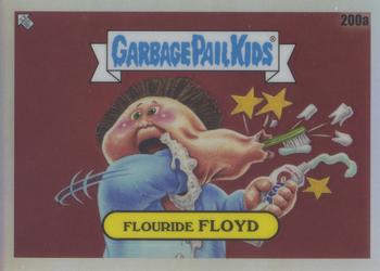 2022 Topps Chrome Garbage Pail Kids Original Series 5  - Refractors #200a Flouride Floyd Front