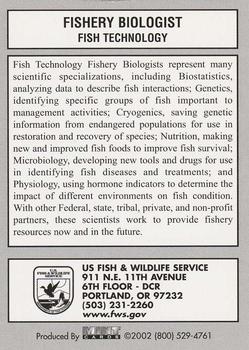 2002 US Fish & Wildlife Service #NNO Fishery Biologist – Fish Technology Back