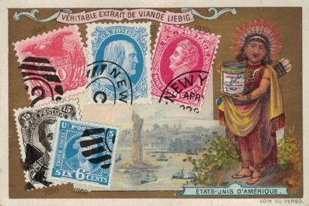 1897 Liebig Postage Stamps I (French Text) (F520, S521) #NNO USA Front