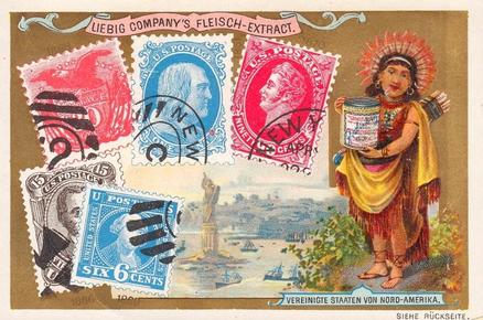 1897 Liebig Postage Stamps I (German Text) (F520, S521) #NNO USA Front