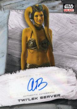 2022 Topps Chrome Star Wars Galaxy - Autographs #GA-ABT Andrea Bartlow Front