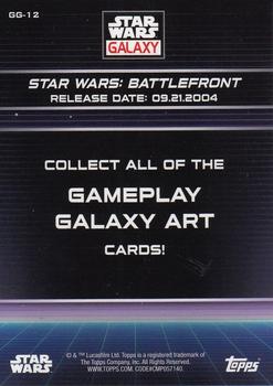 2022 Topps Chrome Star Wars Galaxy - Gameplay Galaxy #GG-12 Star Wars: Battlefront Back