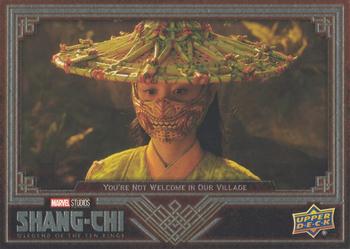 2023 Upper Deck Marvel Shang-Chi and the Legends of the Ten Rings #4 You're Not Welcome in our Village Front