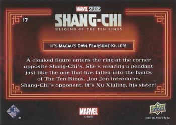 2023 Upper Deck Marvel Shang-Chi and the Legends of the Ten Rings #17 It's Macau's Own Fearsome Killer Back