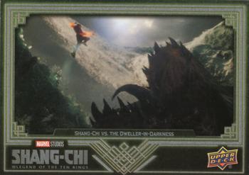 2023 Upper Deck Marvel Shang-Chi and the Legends of the Ten Rings #67 Shang-Chi vs. The Dweller-in-Darkness Front