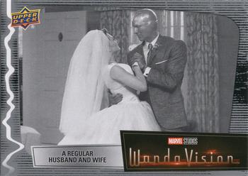 2023 Upper Deck Marvel Wandavision #1 A Regular Husband and Wife Front