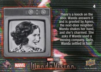 2023 Upper Deck Marvel Wandavision #4 Agnes, Your Next-door Neighbor to the Right Back