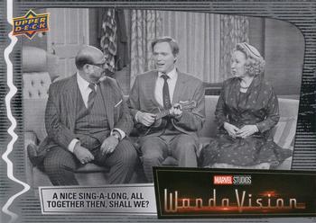 2023 Upper Deck Marvel Wandavision #8 A Nice Sing-a-long, All Together Then, Shall We? Front